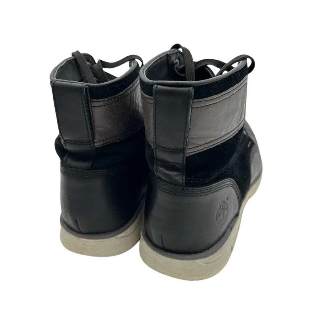 Timberland Mens A1769 Black Leather Suede Ankle‎ Boots Size 12